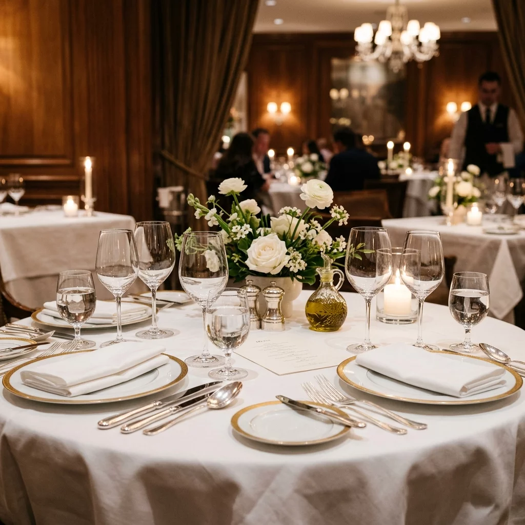 Fine Dining Table Linen Rental